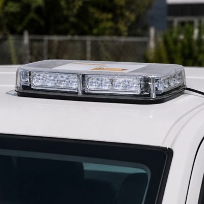 Uriah Products LED Magnetic Warning Light Bar with Clear Lens