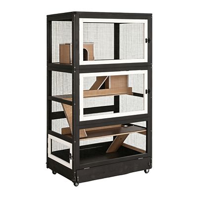 Aivituvin Large Wooden Chinchilla Ferret Cage