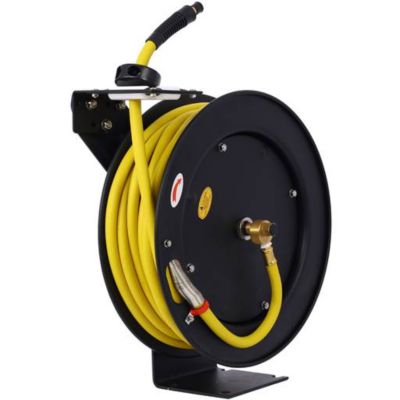 TMB Retractable Air Hose Reel 3/8 in. x 50 ft. Max 300 PSI