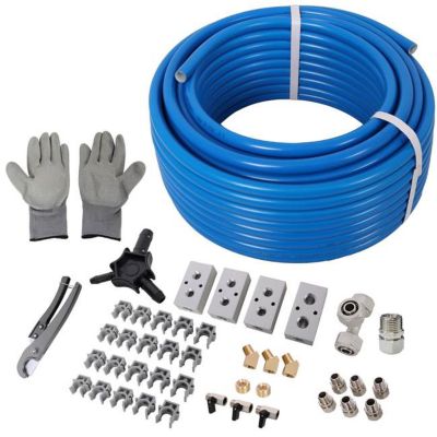TMB Air Compressor Hose Kit with 1/2 in. x 100 ft. PEX-AL-PEX Tubing