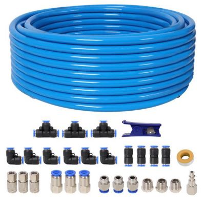 TMB Air Compressor Accessories Kit with 1/2 in. x 60 ft. PU Tubing