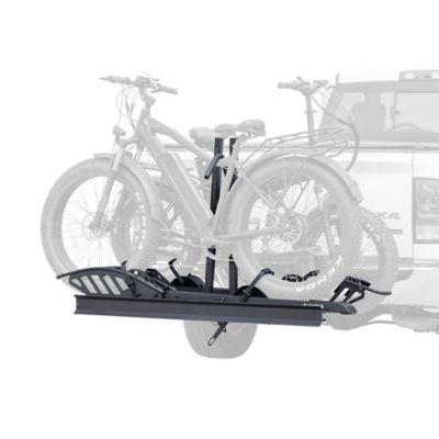 Elevate Outdoor Bike Rack with Ramp, 2 Ebikes, Fat Tire Bikes, 200 lb.