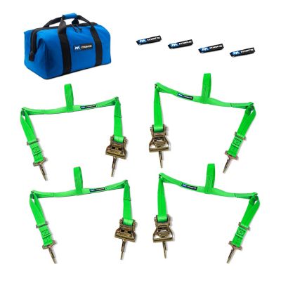 Mac's Custom Tie-Downs Large Adjustable UTV Tire Net Pack - Fits Tires Up to 35