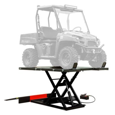 Black Widow 60 in. W UTV Lift Table, 2,500 lb., Air/Hydraulic, ATV Motorcycle
