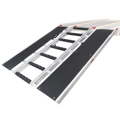 Black Ice 5 ft. x 54 in. Snowmobile Ramp, Stud Protectors, 1,500 lb. Cap Folding