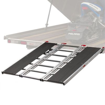 Black Ice 5 ft. L Snowmobile Trailer Ramp, Wide Glides, 1,500 lb. Cap