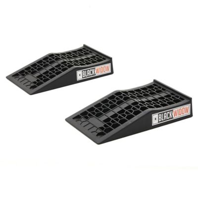 Black Widow Car Ramps for Oil Change, 5,000 lb. GAWR, 3 in. Lift, Low Profile