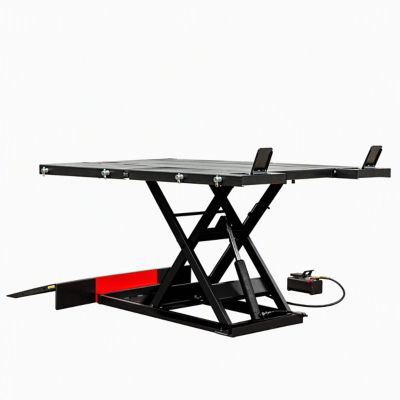 Black Widow 64 in. W UTV Lift Table, 2,500 lb., Air/Hydraulic, ATV Motorcycle
