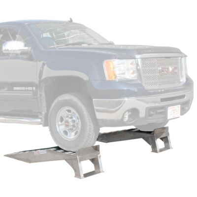 Heavy Duty Ramps Pair of Aluminum Pickup Truck Wheel Riser Service Ramps