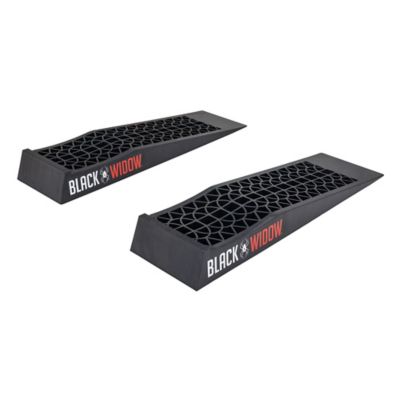 Black Widow Low Car Ramps for Oil Change, 5,000 lb. GAWR, 2.5 in. Lift