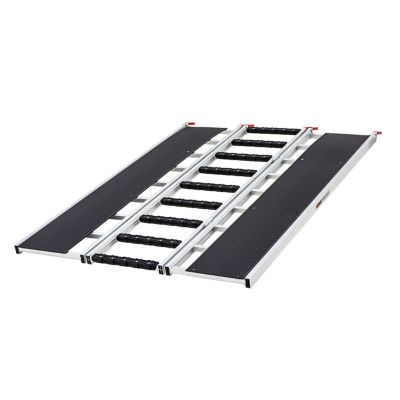 Black Ice 6 ft. 5 in. x 54 in. Snowmobile Ramp, Stud Protectors ...