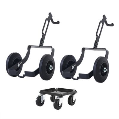 Black Ice Snowmobile Dolly Set, Drivable Up To 5 MPH, 1,500 lb. Cap, Steel