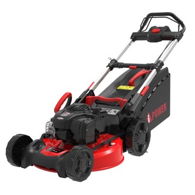 A-iPower 22 in. Self-Propelled RWD Walk Behind Mower 3-in-1 with Aluminum Telescoping 6 Position Adjustable Height