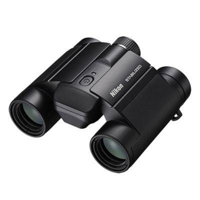 Nikon Stabilized 12x25 S Binoculars for Image Stabilization with Case, Neck Strap, Batteries and Lens Covers
