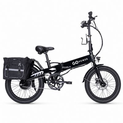GoPowerBike GoLite Folding Electric Bike, Black