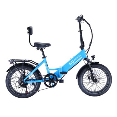 GoPowerBike GoCurv Foldable Electric Bike, Blue