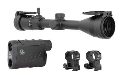 SIG Sauer Buckmaster 3-9X50 w/Range Finder/Rings Kit