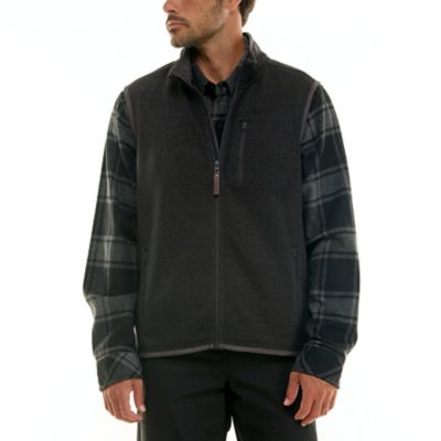Hallstatt Workwear Men's Sweater Fleece Vest with Zip Pockets