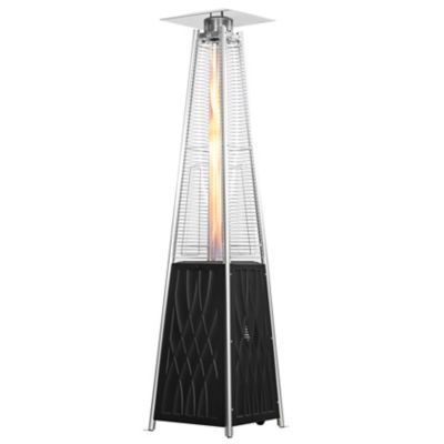 Nuu Garden 48,000 BTU Pyramid Patio Heater with Wheels