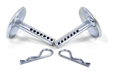 Warn Premium Quick Adjust Skids For Cyclone Blades, Mushroom Style, Set of 2, 69212