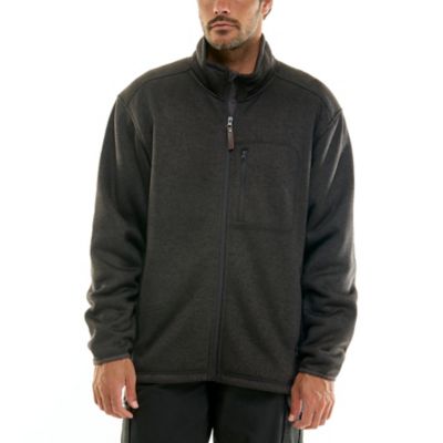 Hallstatt Workwear Men's Butter Sherpa-Lined Sweater Fleece Full Zip Jacket