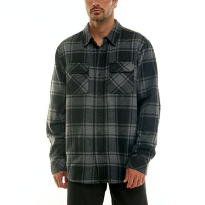 Hallstatt Workwear Men's Long Sleeve 2-Pocket Wool Content Brawny Flannel Shirt