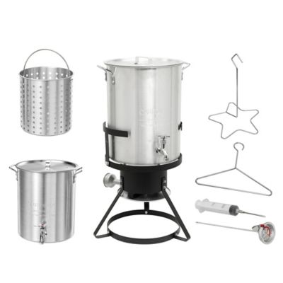 Red Mountain Valley 30 qt. Turkey Fryer Kit with Spigot