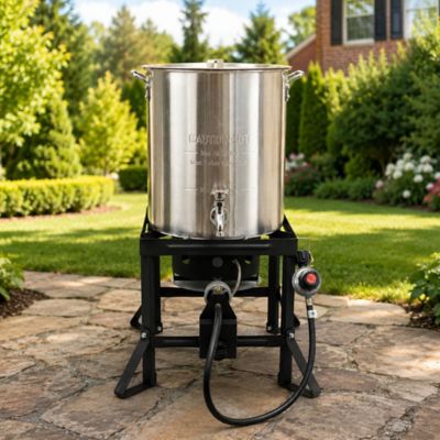 Red Mountain Valley 36 qt. Turkey Fryer with Spigot