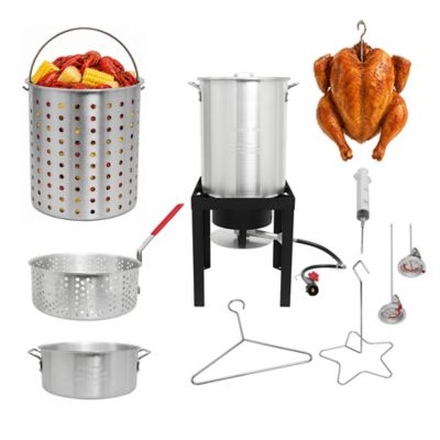 Red Mountain Valley 30 qt. Turkey Fryer & 10 qt. Fish Fryer Set