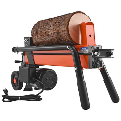 Trustmade 6.5 Ton Electric Log Splitter, 1500W 15 Amps, Portable Firewood Splitter with 6 in. Wheels, for Forestry Harvesting