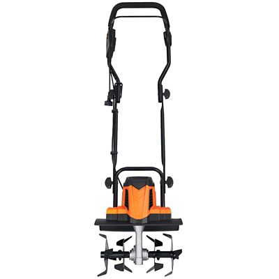Trustmade 10 Amps Electric Tiller, 14 in. W, 3.94 in. D, Corded Tiller/Cultivator, Steel Mn Tines, for Garden Lawn Soil