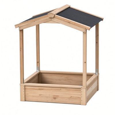 Zylina Play-N-Roost Dust Bath Box, Covered