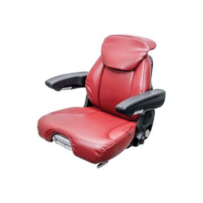 Uni Pro Case Int Swivel Command Arm Seat Assy, Red Vinyl