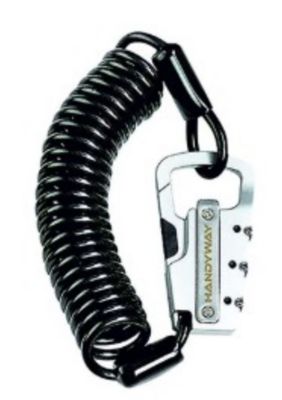 Blugold Lux Padlock with Opener, Silver