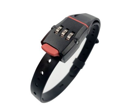Blugold Lux Combination Belt Chain Lock, Black