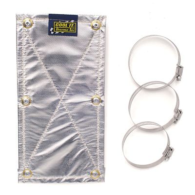 Thermo Tec Flexible Clamp-On Heat Shield, 1 ft. Long, 6 in. Wide, 11600