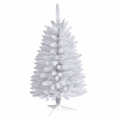 Nearly Natural 3 ft. Artificial Slim White Christmas Tree