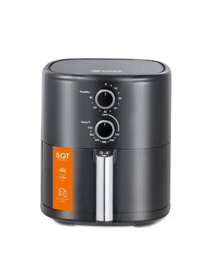Commercial CHEF 5 qt. Compact Air Fryer, Dual Control Dials