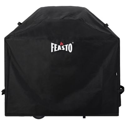 Feasto 44 in. Heavy-Duty Waterproof BBQ Grill Cover, 600D Oxford Outdoor Grill Cover with Handles