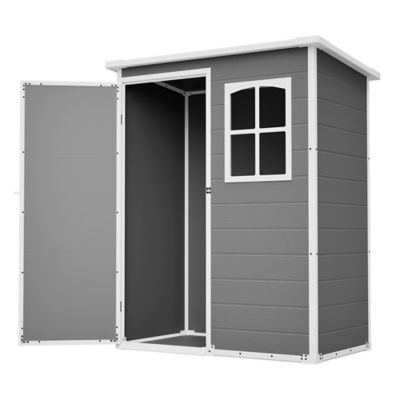 Trustmade 5 x 3ft., Gray Resin Outdoor Storage Shed
