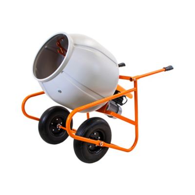 Brave Portable Cement Mixer 3.5 cu. ft. Poly Drum 1/2 hp 120 V Electric