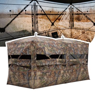 Barronett Blinds Beast, Wide Hub Blind, Fence-Line Camo