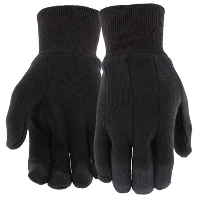 Brown Jersey Gloves (3-Pack)