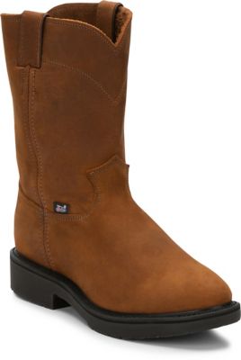 Image showing 0 th Justin Men's Conductor Original Work Boots, 10 in.