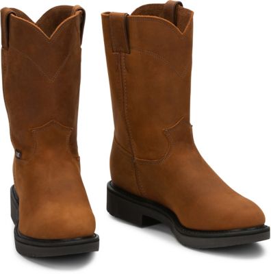 Image showing 6 th Justin Men's Conductor Original Work Boots, 10 in.