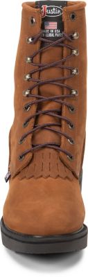Image showing  Men's Conductor Round Toe Lacer Original Work Boots, 8 in.