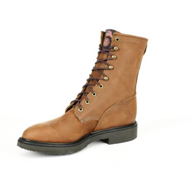 Image showing  Men's Conductor Round Toe Lacer Original Work Boots, 8 in.