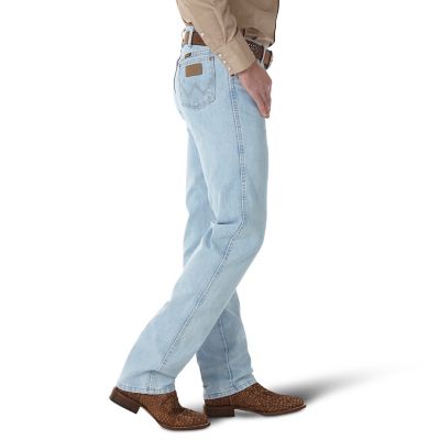 Image showing 2 th Wrangler Men's Classic Fit High-Rise Cowboy Cut Denim Jeans