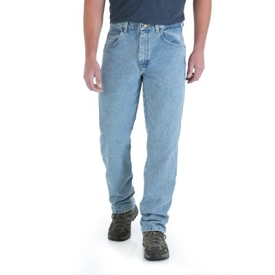 Wrangler Men's Relaxed Fit High-Rise Rugged Wear Jeans