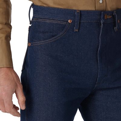 Image showing 4 th Wrangler Men's Classic Fit High-Rise Cowboy Cut Jeans, Rigid Indigo